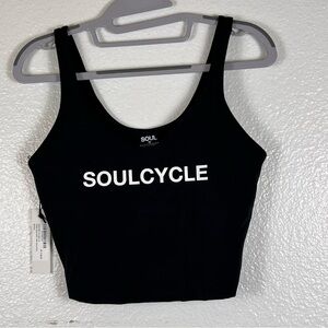 SoulCycle Women's Black Padded Sports Bra Top Size M
